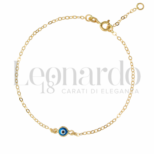 Modello o elemento Elemento in linea con Pietra Sintetica in Oro Giallo da 1,1gr.