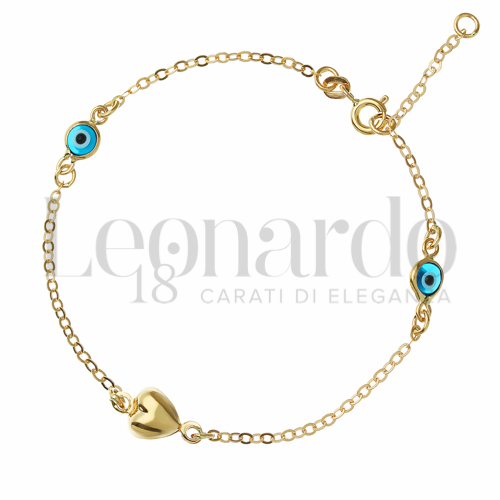 Modello o elemento Elemento in linea con Pietra Sintetica in Oro Giallo da 1,8gr.
