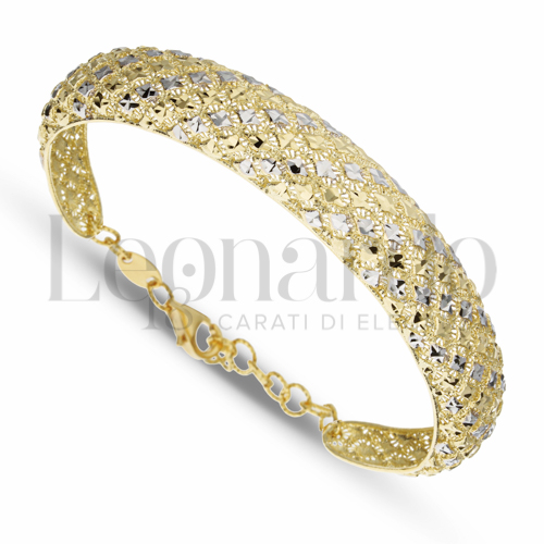 Modello Fascia Stretta in Oro Giallo e Oro Bianco da 13gr.