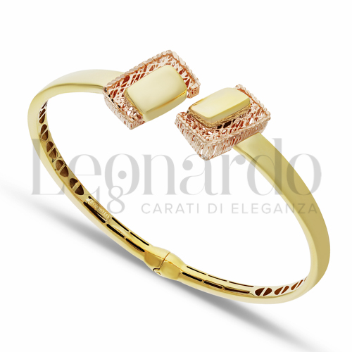 in Oro Giallo e Oro Rosa da 9,1gr.