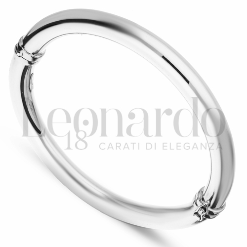 Bracciali Bracciale Rigido da Donna in Oro 18 Carati Modello o spessore: 8,00 mm Diametro interno: 65 Finitura: Lucida 17,5g