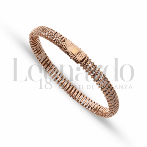 Modello o spessore Fascia Stretta in Oro Rosa e Oro Bianco da 16,9gr.