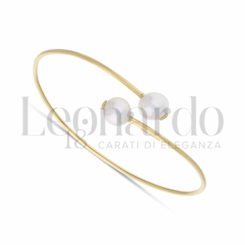 Bracciali Bracciale Rigido Contrariè da Donna in Oro 18 Carati Diametro interno: 60 mm Finitura: Lucida 3,9g