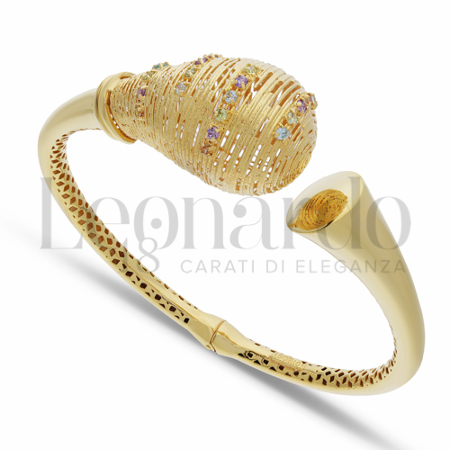 con Zirconi colorati - Rainbow in Oro Giallo da 14,2gr.