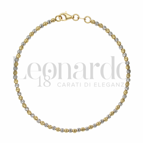Lunghezza 19 cm in Oro Giallo e Oro Bianco da 4,4gr.
