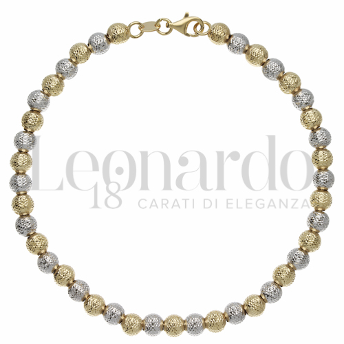 Lunghezza 21 cm in Oro Giallo e Oro Bianco da 5,8gr.