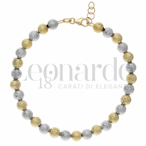 Lunghezza 18 + 2 cm in Oro Giallo e Oro Bianco da 4,4gr.