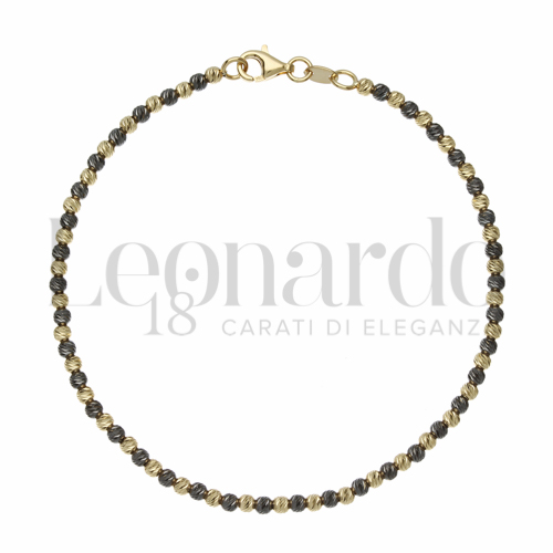 Lunghezza 19 cm in Oro Giallo e Oro Brunito da 4,6gr.