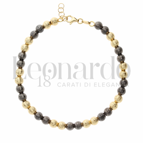 Lunghezza 18 + 1 cm in Oro Giallo e Oro Brunito da 5gr.