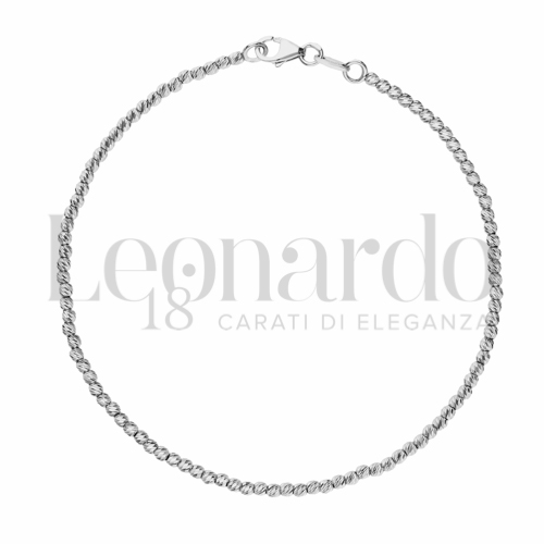 Lunghezza 20 cm in Oro Bianco da 3,5gr.