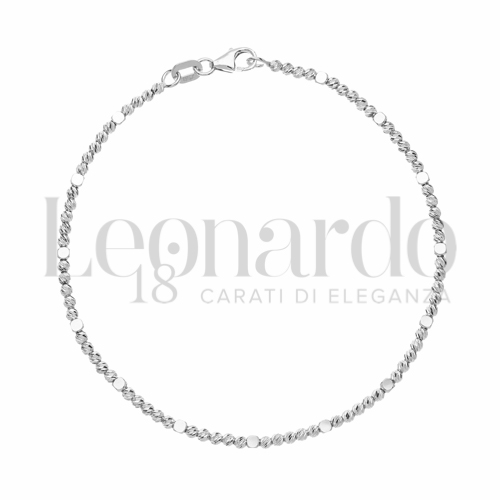 Lunghezza 16 cm in Oro Bianco da 3,7gr.