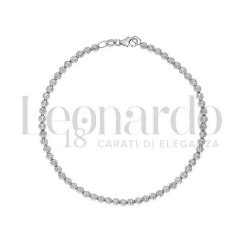 Lunghezza 21 cm in Oro Bianco da 2,4gr.