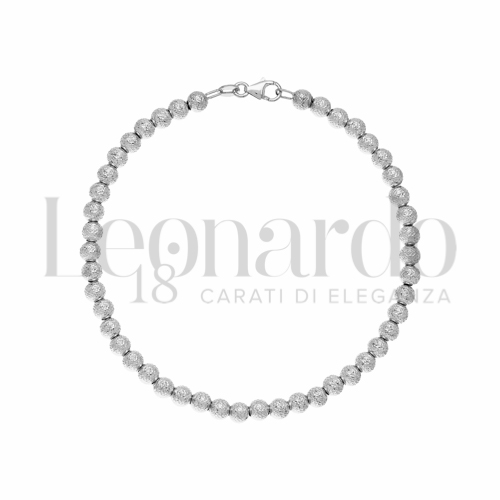 Lunghezza 21 cm in Oro Bianco da 3,2gr.