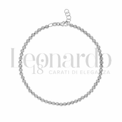 Lunghezza 18 + 2 cm in Oro Bianco da 2,2gr.