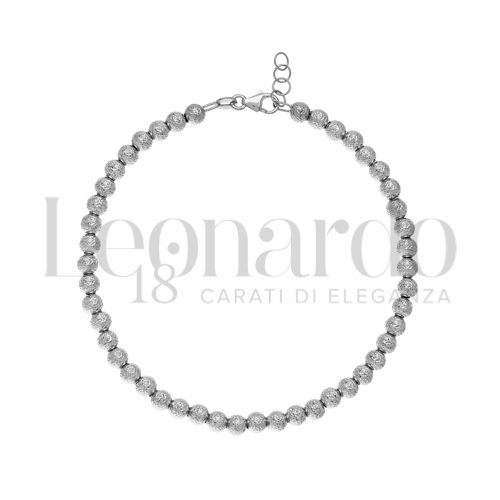 Lunghezza 18 + 1,5 cm in Oro Bianco da 2,7gr.