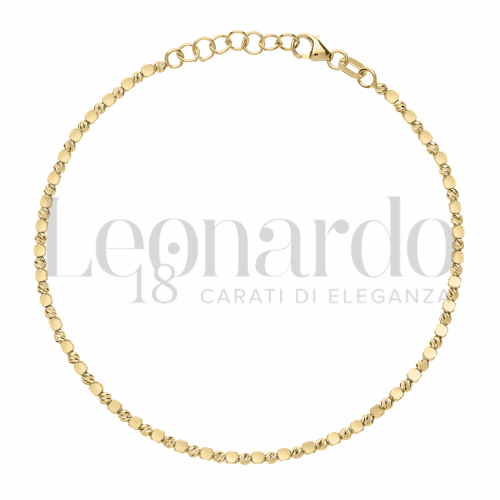 Lunghezza 18 + 1,5 cm in Oro Giallo da 4,3gr.