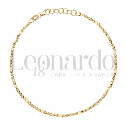 Lunghezza 18 + 1,5 cm in Oro Giallo da 3,7gr.