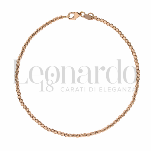 Lunghezza 20 cm in Oro Rosa da 3,4gr.