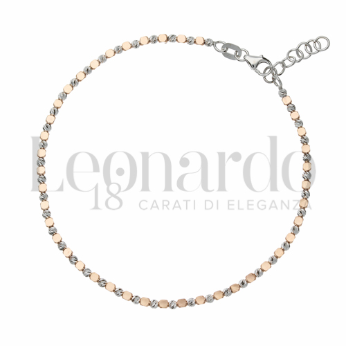 Lunghezza 18 + 2 cm in Oro Rosa e Oro Bianco da 4,1gr.