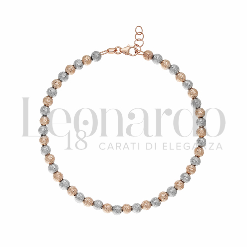Lunghezza 18 + 1,5 cm in Oro Rosa e Oro Bianco da 3,6gr.