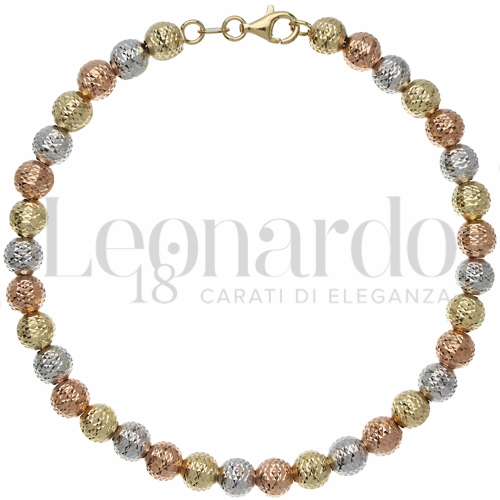 Lunghezza 21 cm in Oro Giallo, Oro Bianco e Oro Rosa da 9,1gr.