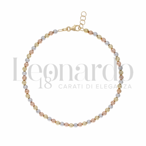 Lunghezza 18 + 1,5 cm in Oro Giallo, Oro Bianco e Oro Rosa da 2,3gr.