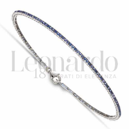 con Zircone azzurro da Misura pietra 1,10 mm in Oro Bianco da 3,2gr.