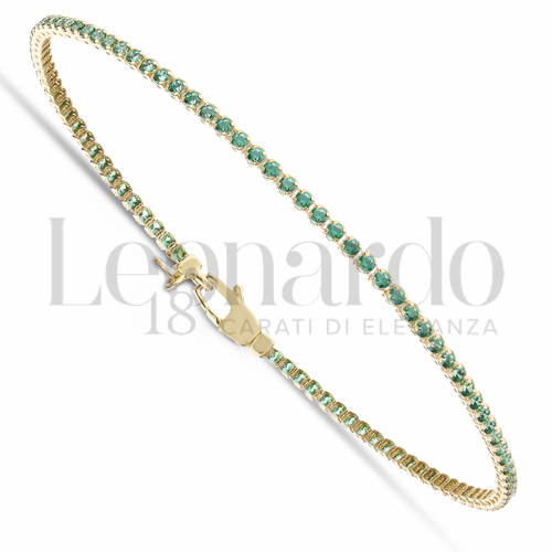 con Zircone verde da Misura pietra 1,50 mm in Oro Giallo da 2,3gr.