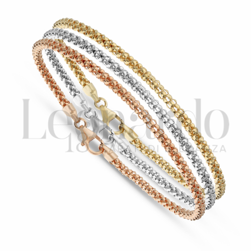 Filo 40 in Oro Giallo, Oro Bianco e Oro Rosa da 9,7gr.