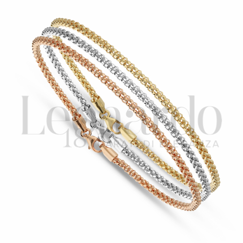 Filo 30 in Oro Giallo, Oro Bianco e Oro Rosa da 9,2gr.