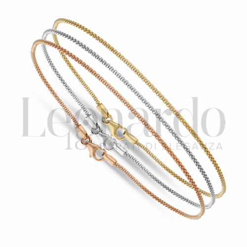 Filo 20 in Oro Giallo, Oro Bianco e Oro Rosa da 4gr.