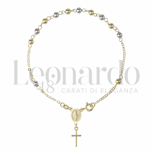4 mm Diametro sfere o lunghezza in Oro Giallo e Oro Bianco da 2,6gr.