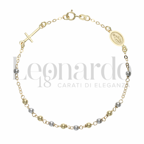 3 mm Diametro sfere o lunghezza in Oro Giallo e Oro Bianco da 2,5gr.