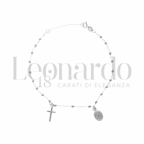 2 mm Diametro sfere o lunghezza in Oro Bianco da 1,6gr.