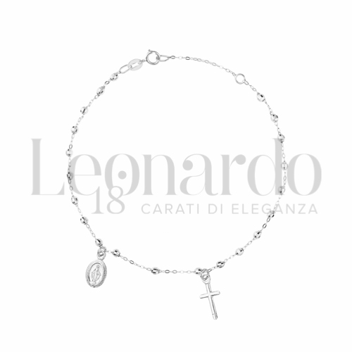 2,50 mm Diametro sfere o lunghezza in Oro Bianco da 2,3gr.
