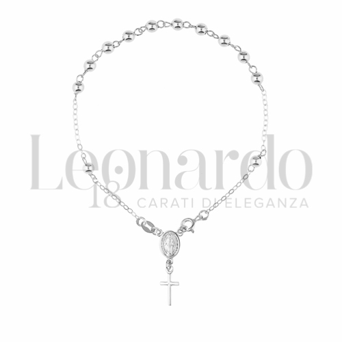 5 mm Diametro sfere o lunghezza in Oro Bianco da 3,5gr.