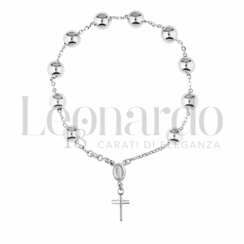 8 mm Diametro sfere o lunghezza in Oro Bianco da 7,2gr.