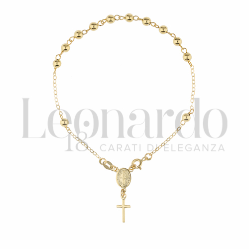 4 mm Diametro sfere o lunghezza in Oro Giallo da 2,8gr.