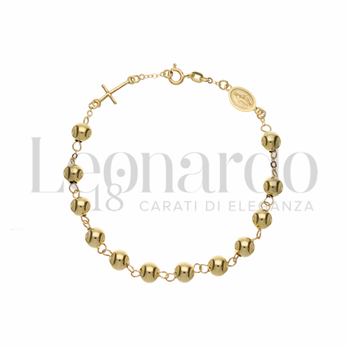 6 mm Diametro sfere o lunghezza in Oro Giallo da 4gr.