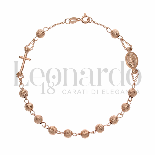 5 mm Diametro sfere o lunghezza in Oro Rosa da 3,9gr.