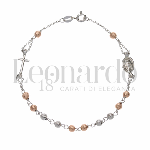 4 mm Diametro sfere o lunghezza in Oro Rosa e Oro Bianco da 3,6gr.