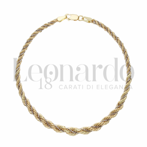 2° Misura in Oro Giallo e Oro Bianco da 4,3gr.