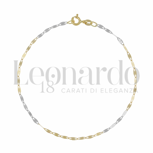 in Oro Giallo e Oro Bianco da 0,7gr.