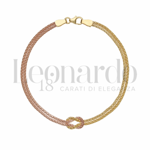 Filo 25 in Oro Giallo e Oro Rosa da 3,9gr.