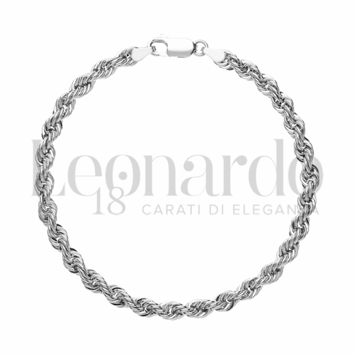 Bracciali Bracciale Corda Laser in Oro 18 Carati Lunghezza: cm Filo o misura: 80 Finitura: Lucida 4,5g