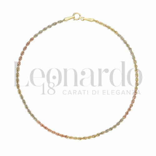 Filo 30 in Oro Giallo, Oro Bianco e Oro Rosa da 0,7gr.