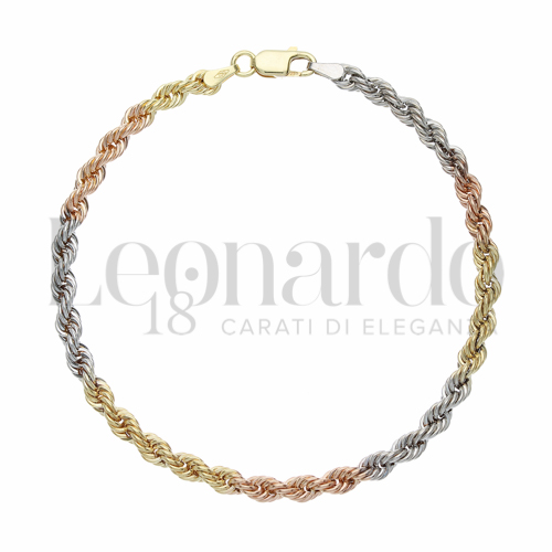 Filo 70 in Oro Giallo, Oro Bianco e Oro Rosa da 3,8gr.