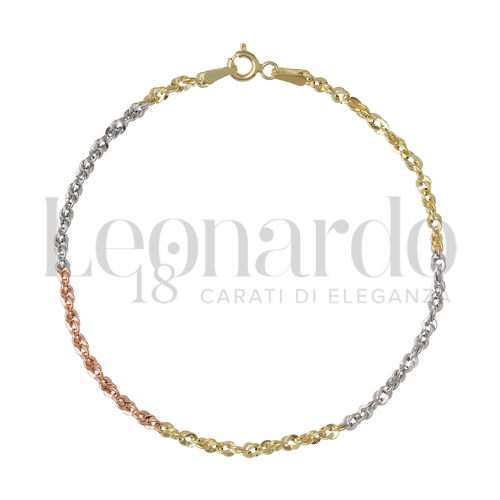 Filo 30 in Oro Giallo, Oro Bianco e Oro Rosa da 1,2gr.
