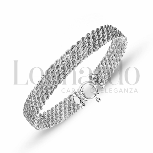 5 File in Oro Bianco da 8,4gr.