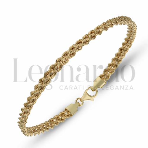 2 File in Oro Giallo da 2,8gr.